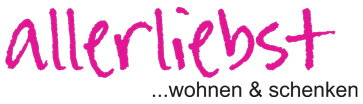 Logo: allerliebst - wohnen und schenken